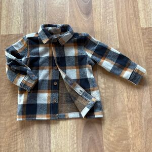 Telluride Clothing baby boys cozy plaid flannel jacket